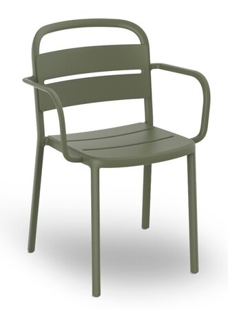 Resol Como Armchair - Garten Armlehnstuhl: Green Grey
