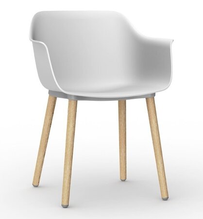 Resol Shape Madera - Garten Armlehnstuhl: White