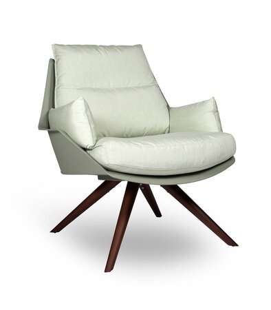 Resol Anou Wood - Outdoor Sessel: Mint / Green Grey