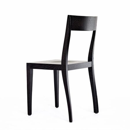 schindlersalmerón FLANKENSCHNITTSTUHL F/01 - Esche schwarz