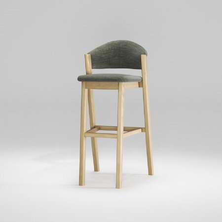 WeWood Caravela Bar Stool - Natural Oak - TWDM12083