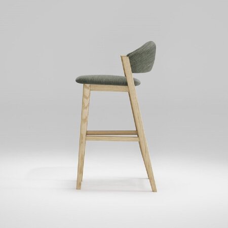 WeWood Caravela Bar Stool - Natural Oak - TWDM12083