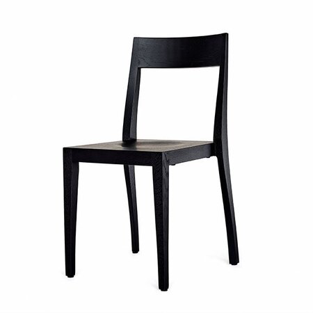 schindlersalmerón FLANKENSCHNITTSTUHL F/02 - Eiche schwarz