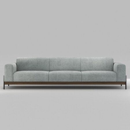 WeWood Bowie Sofa 3 Seater-Natural Walnut-TWDM12048 