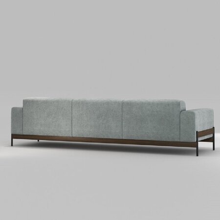 WeWood Bowie Sofa 3 Seater-Natural Walnut-TWDM12048 