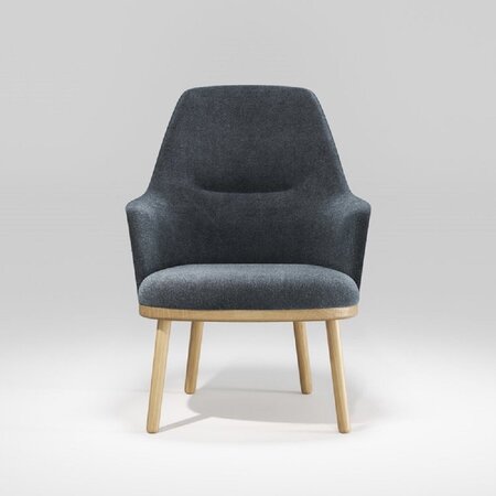 WeWood Sartor Wood Lounge Chair - Oak  TWDM12048