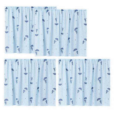 Hoppekids Bettvorhang Blau