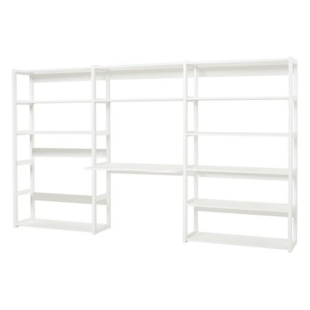 Hoppekids STOREY bookshelf with 3 sections - 100 x 100 x 100 cm