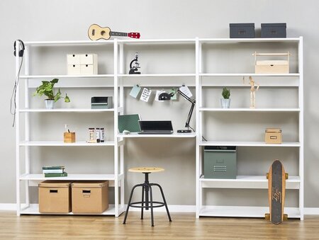 Hoppekids STOREY bookshelf with 3 sections