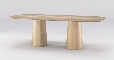 Wewood Amos-Esstisch-Oak-B180 x H75 x T100