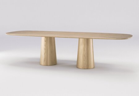 Wewood Amos-Esstisch-Oak-B240 x H75 x T110