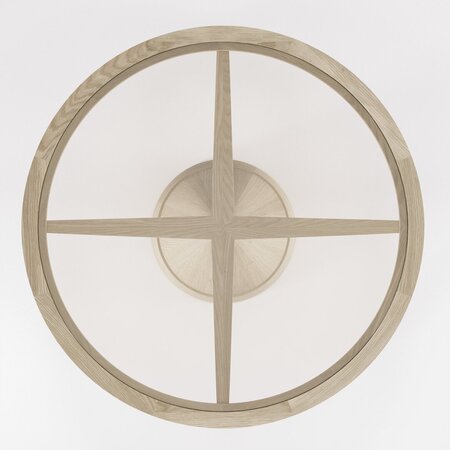 Wewood Vasco-Esstisch-Eichenglas (Bronze)
