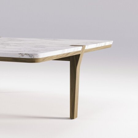 Wewood Corner-Rechteckiger Couchtisch