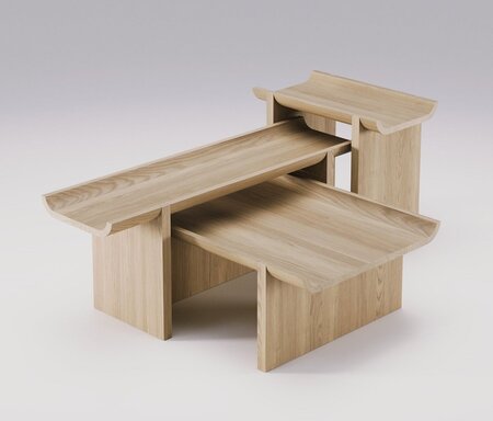 Wewood Rigoles-Beistelltisch-Eiche