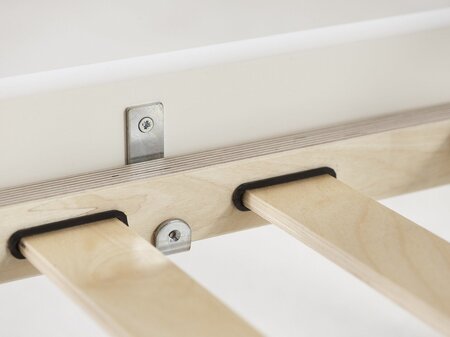 Hoppekids ECO Luxury Halbhochbett mit gerader Leiter