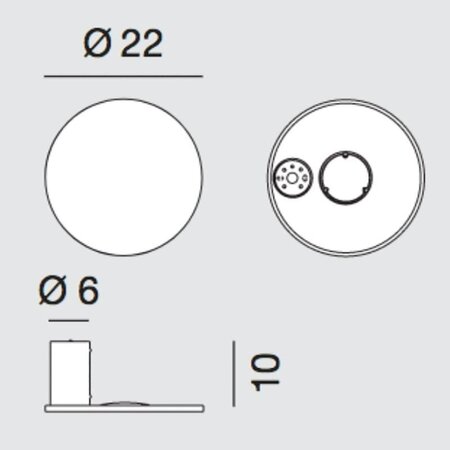 Rotaliana Collide H0 LED Wand-/Deckenleuchte