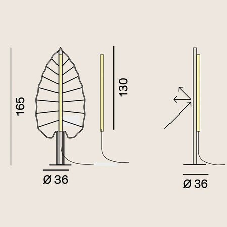 Rotaliana Eden Aloysia LED Stehleuchte 