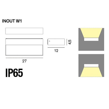 Rotaliana Inout Indoor W1 LED Wandleuchte