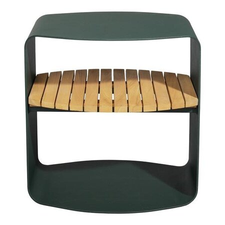 Mindo 109 Outdoor Side Table - Dark Green Aluminum