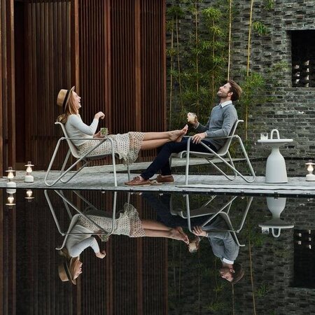 Mindo 104 Outdoor Side Table with Handle