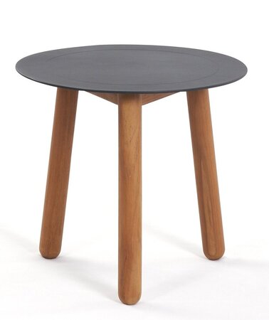 Mindo 118 Side Table - Beistelltisch - Teak - Dark Grey