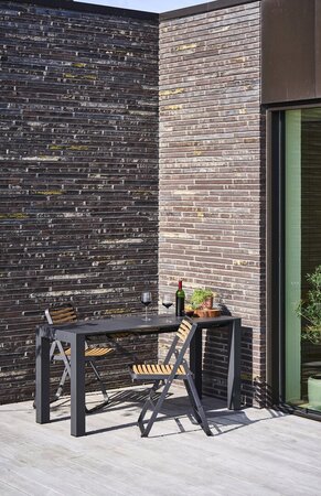 Mindo 121 Foldable Dining chair - Klappstuhl - Bamboo - Dark Grey
