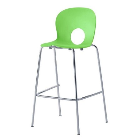 Rexite Olivia Stackable High Stool - Grass Green