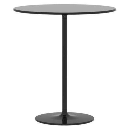 Rexite Poppy Round Side Table Diameter 60 cm - Black Crystal - Height 72 cm
