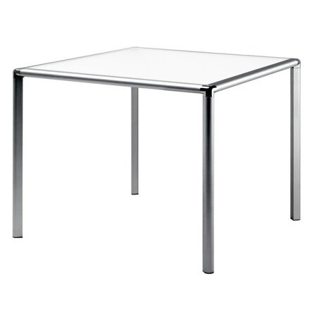 Rexite Enrico X Rectangular Table - White Crystal - Width: 120 cm