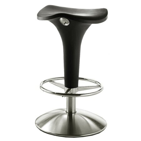 Rexite Zanzibar Stool with Fixed 65 cm Height - Black