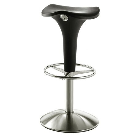 Rexite Zanzibar Stool with Fixed 77 cm Height - Black