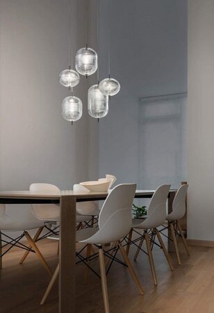 Lodes-Studio Italia Jefferson Hängeleuchte - 5 Leuchtmittel
