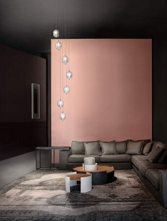 Lodes-Studio Italia Jefferson Hängeleuchte - 7 Leuchtmittel