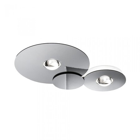 Lodes-Studio Italia Bugia Deckenleuchte - 2 Leuchtmittel - Chrom