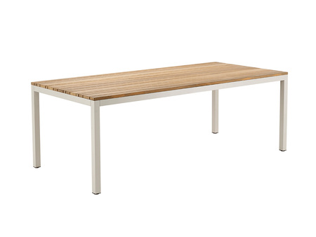 Solpuri CLASSIC Alu Teak Dining Tisch