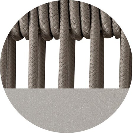 Solpuri CLUB Kaffeetisch - Alu dove / String-Flex taupe