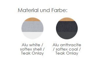 Solpuri SKY Stapelsessel mit Teak-Armlehne