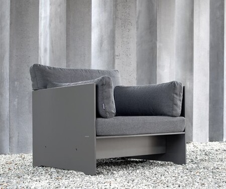 Conmoto Riva Lounge Lounger-Anthrazit-Anthrazit