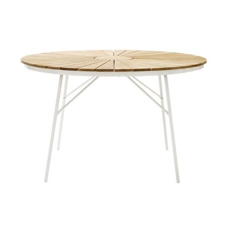 Cinas Ellen Gartentisch Weiss - 110cm