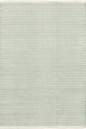 Dash and Albert Herringbone Ocean