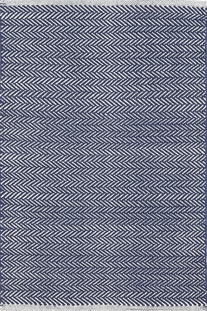 Dash and Albert Herringbone Indigo