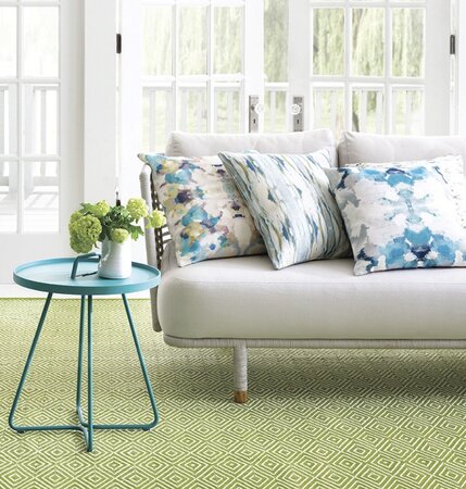 Dash and Albert Diamond Sprout/White