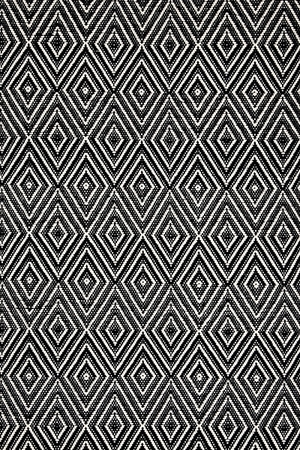 Dash and Albert Diamond Black/Ivory