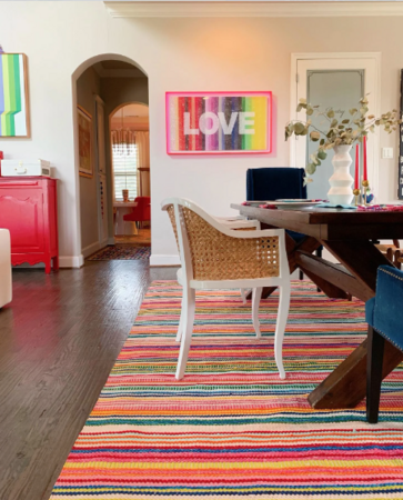 Dash And Albert Bright Stripe Indoor/Outdoor Rug