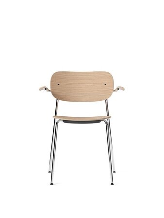 Audo Copenhagen Copenhagen Co Chair with armrest Chrome - Natural Oak