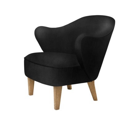 Audo Copenhagen Copenhagen Ingeborg Chair - Natural Oak / Nevada Leather Black