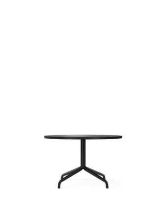 Audo Copenhagen Copenhagen Harbour Column Lounge Table - Black / Charcoal Linoleum