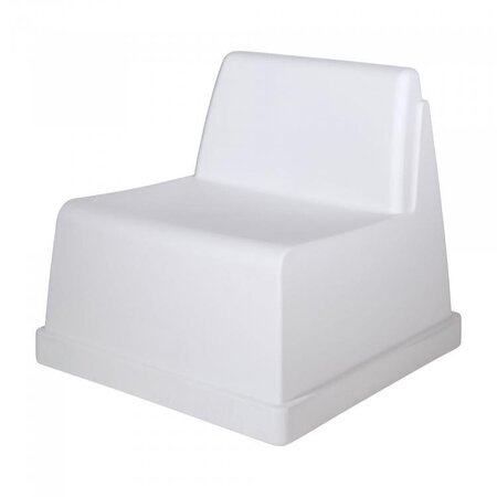 Maramo Lounge Stuhl Laze, Polyethylen- Weiß