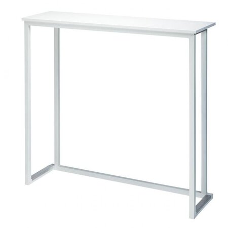 Maramo Stehtisch Kubo Wall, Stahl - Melamin, Weiß - 110 cm