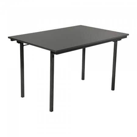 Maramo Klapptisch U-Table, Hammerschlag - Melamin - Anthrazit - 120 x 80 x 74 cm
